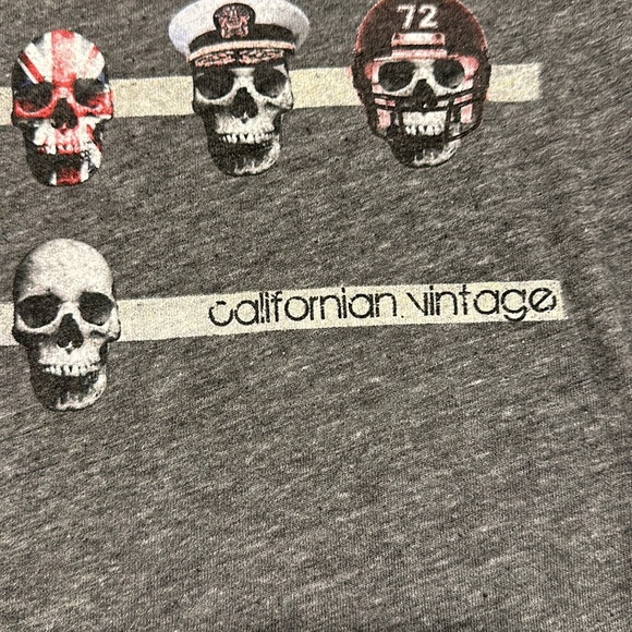 Californian Vintage Skull tee size 6 - Picture 3 of 5